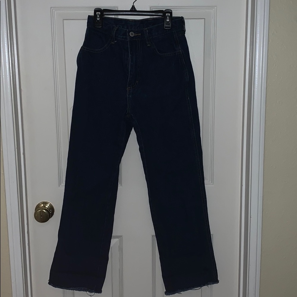 brandy melville/ john galt hazel dark wash jeans!